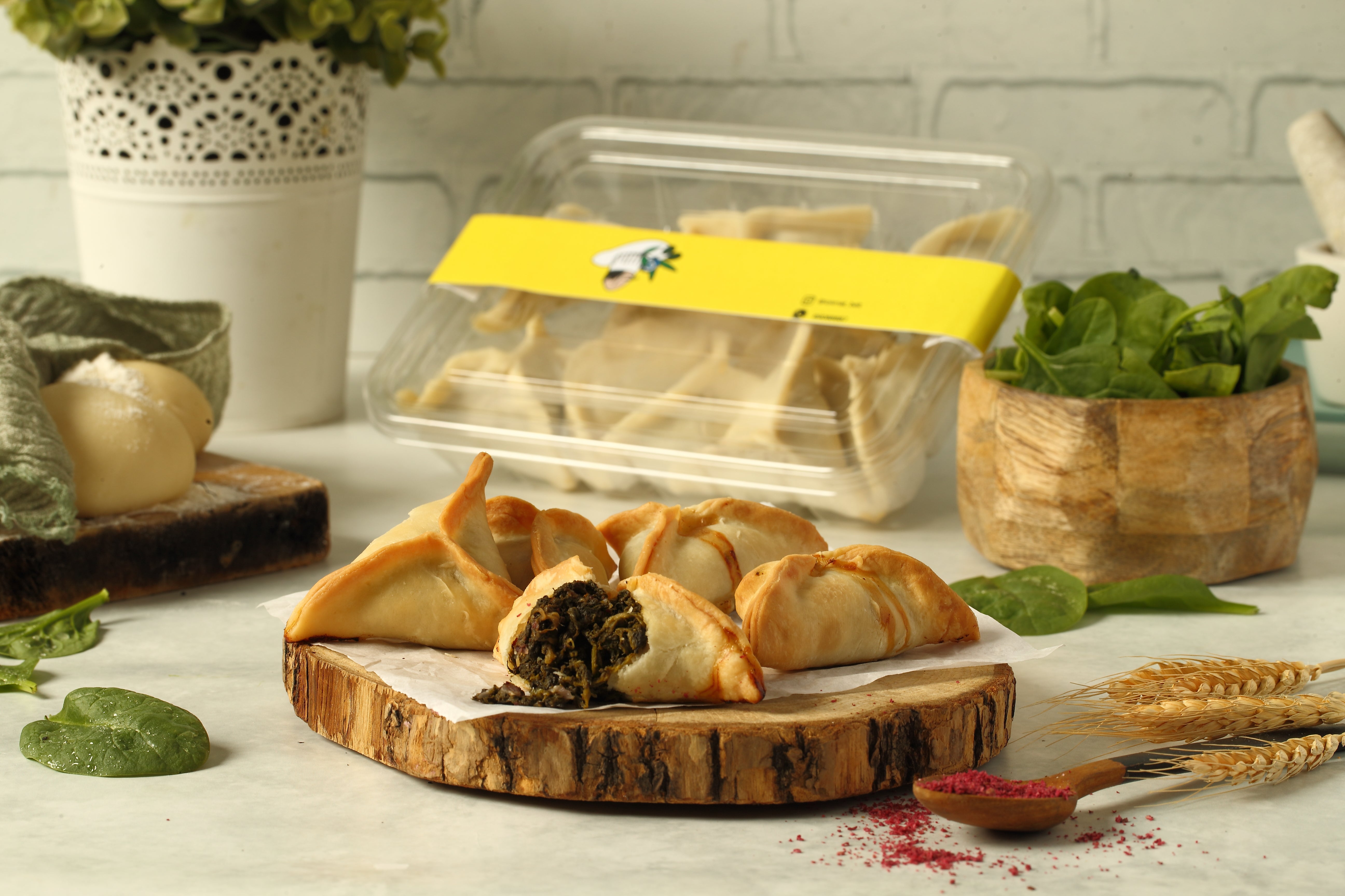 Lebanese Fatayer Spinach