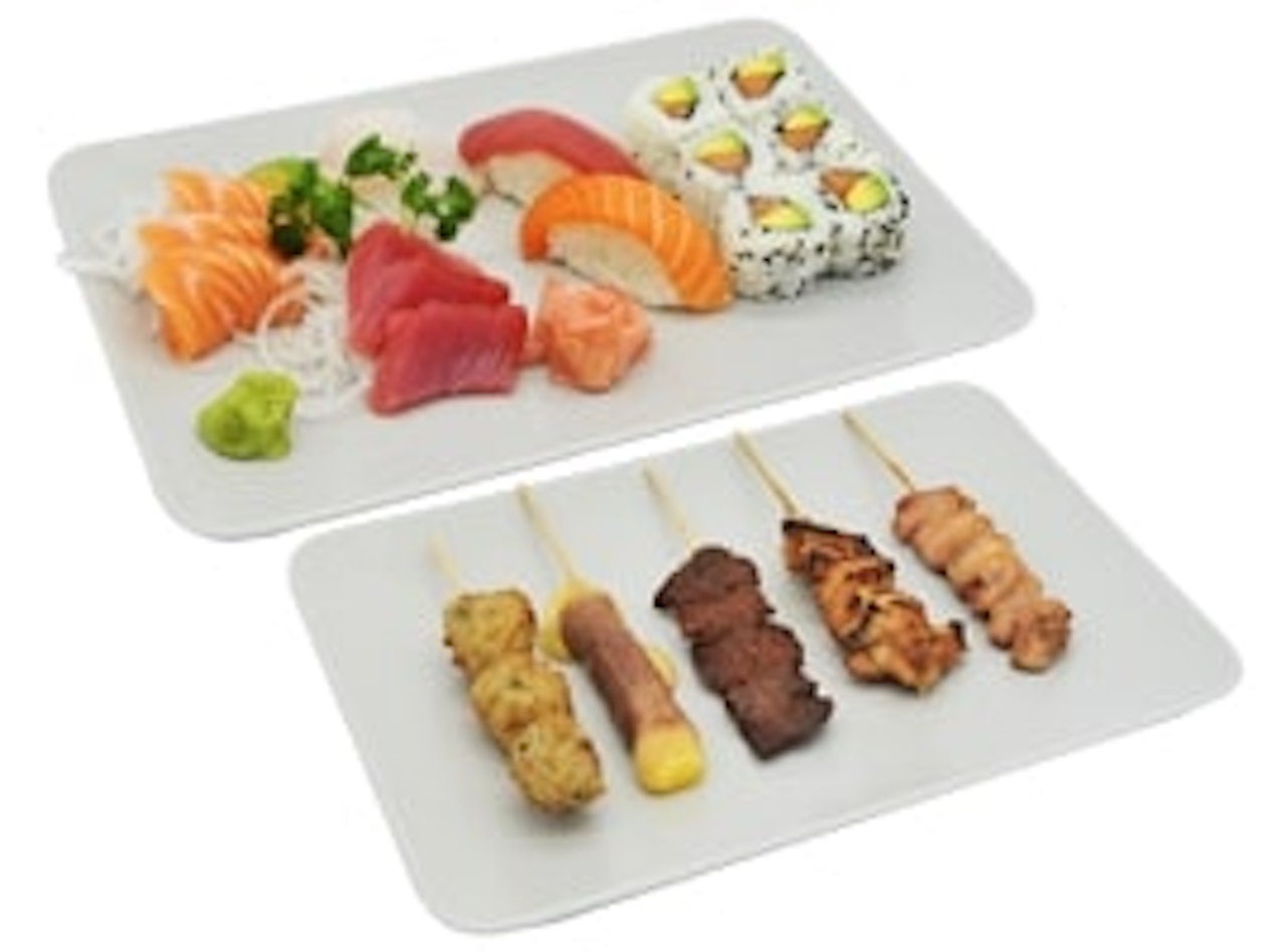 T4 - Menu brochettes & sushi sashimi california