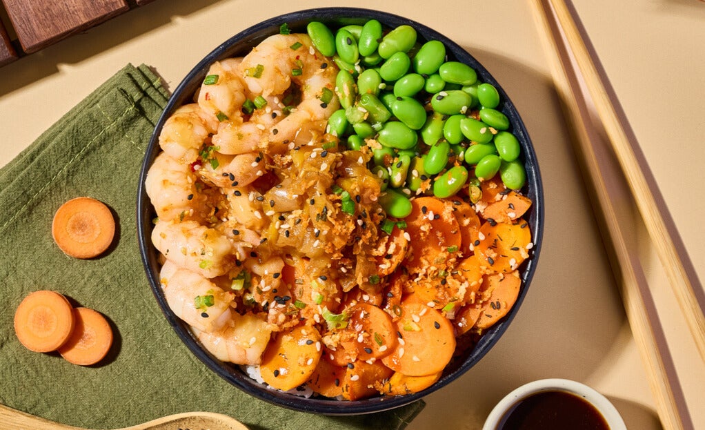 Hot Poké Teriyaki Crevettes