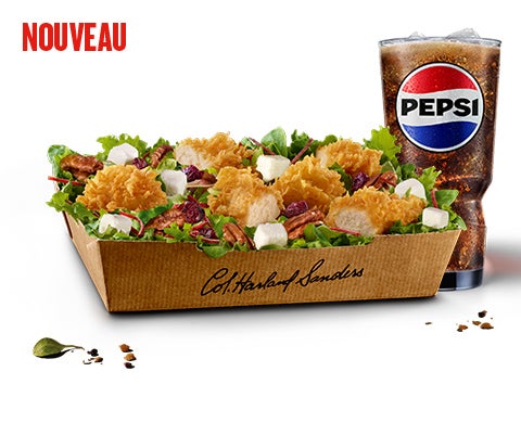 Menu Salade Boost Chèvre Noix de Pécan Tenders