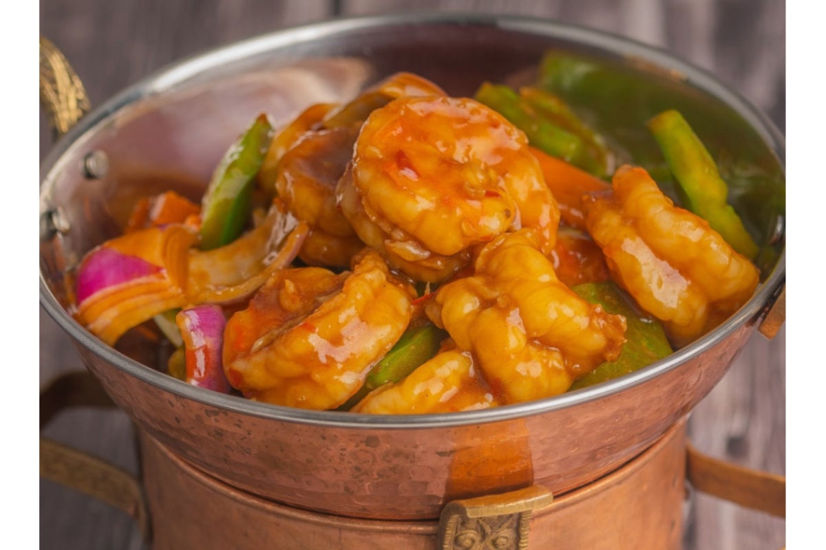 Shrimp Schezwan