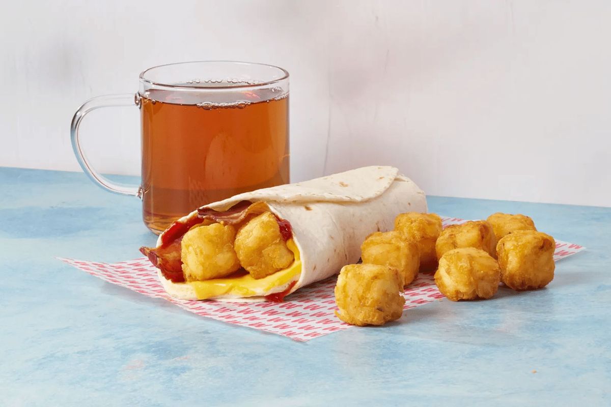 Bacon, Egg & Cheese Wrap Combo - Large