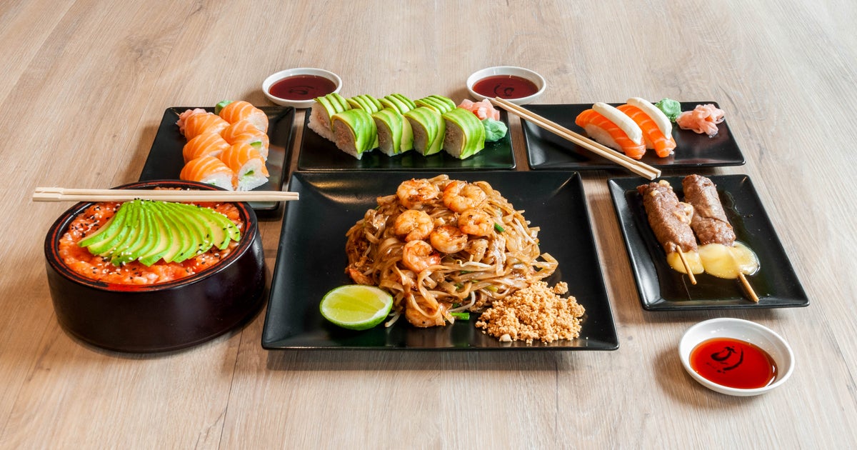 Seven Sushi Halal jap thaï livre depuis VitrysurSeine Plateau