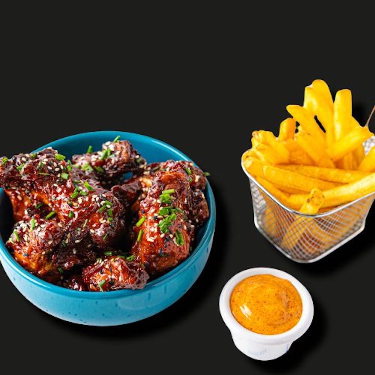 Menu Wings 🍗 + 🍟