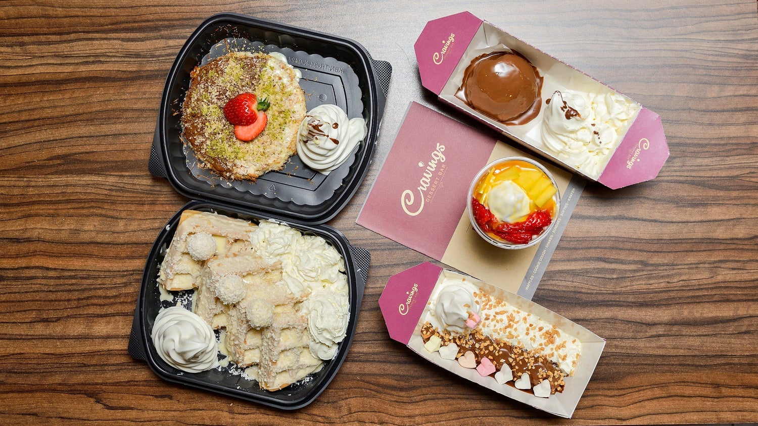 Cravings Dessert Bar delivery from Evington Valley Order with Deliveroo
