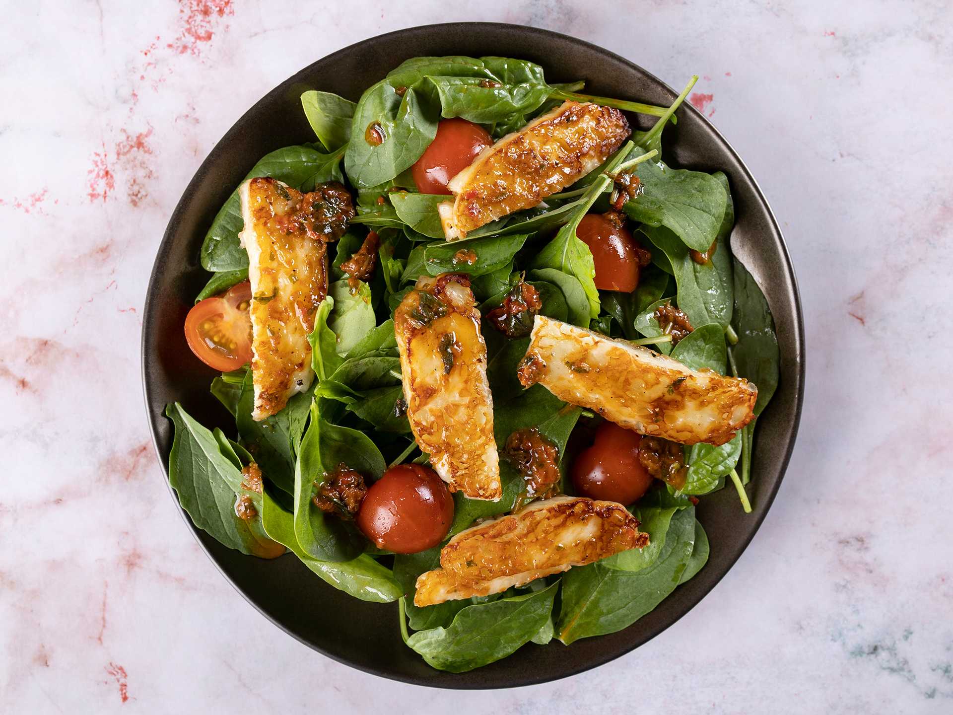 Chili Halloum Salad