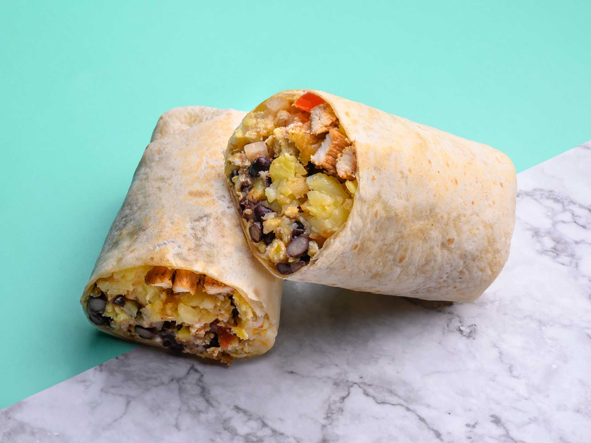 Chicken Breakfast burrito