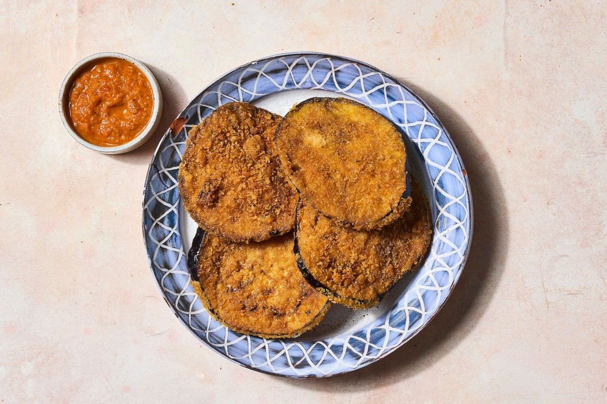 Aubergine Fritters