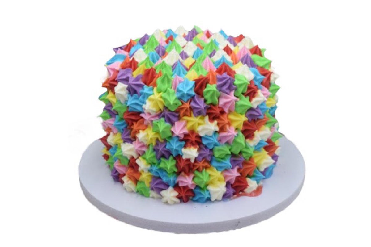 Rainbow Cake (6 Inches) (Serves 6-8 Persons)