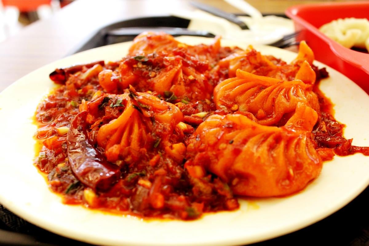 Chicken Schezwan Momos