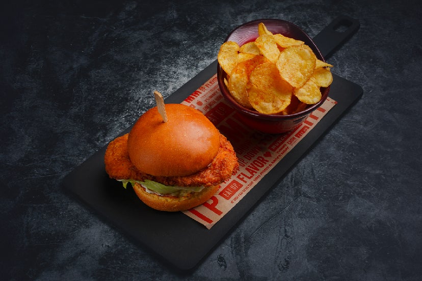 Country fried chicken sandwich