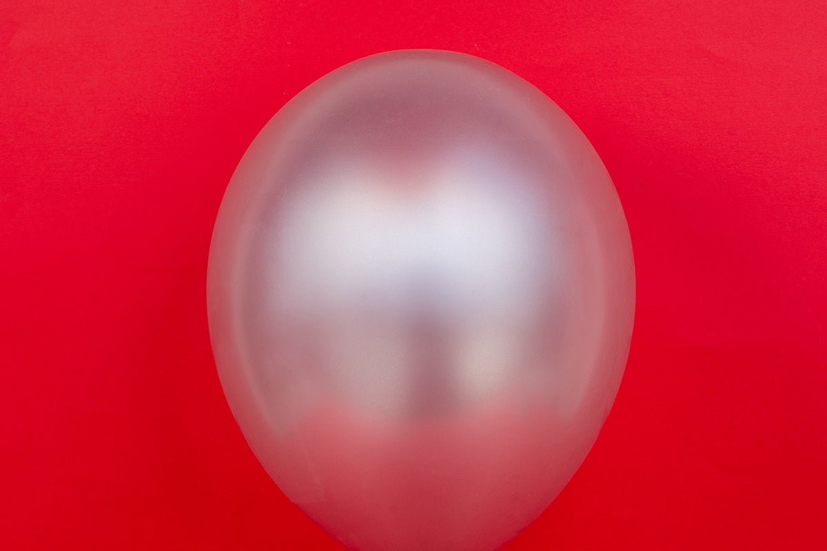 Silver balloon