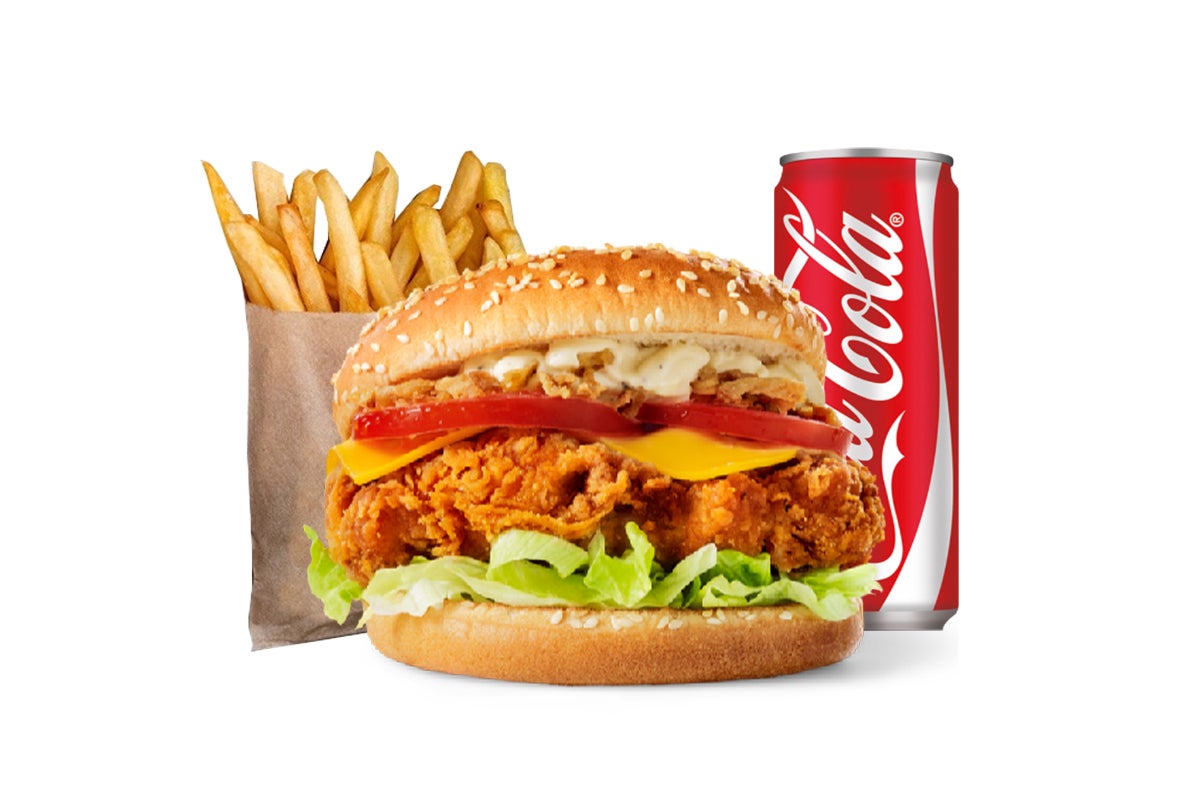 Menu chicken burger