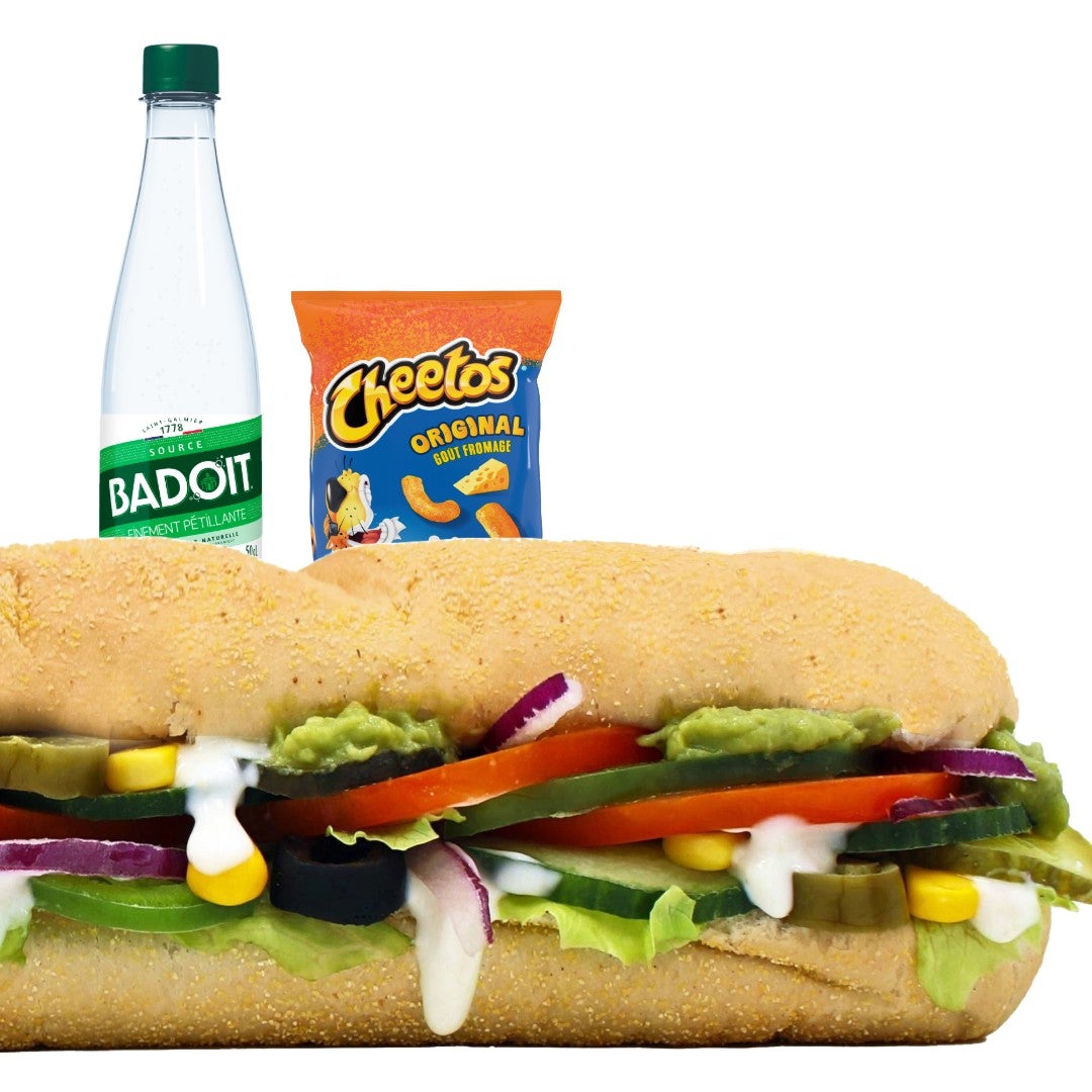 Menu SUB15 Veggie Delite