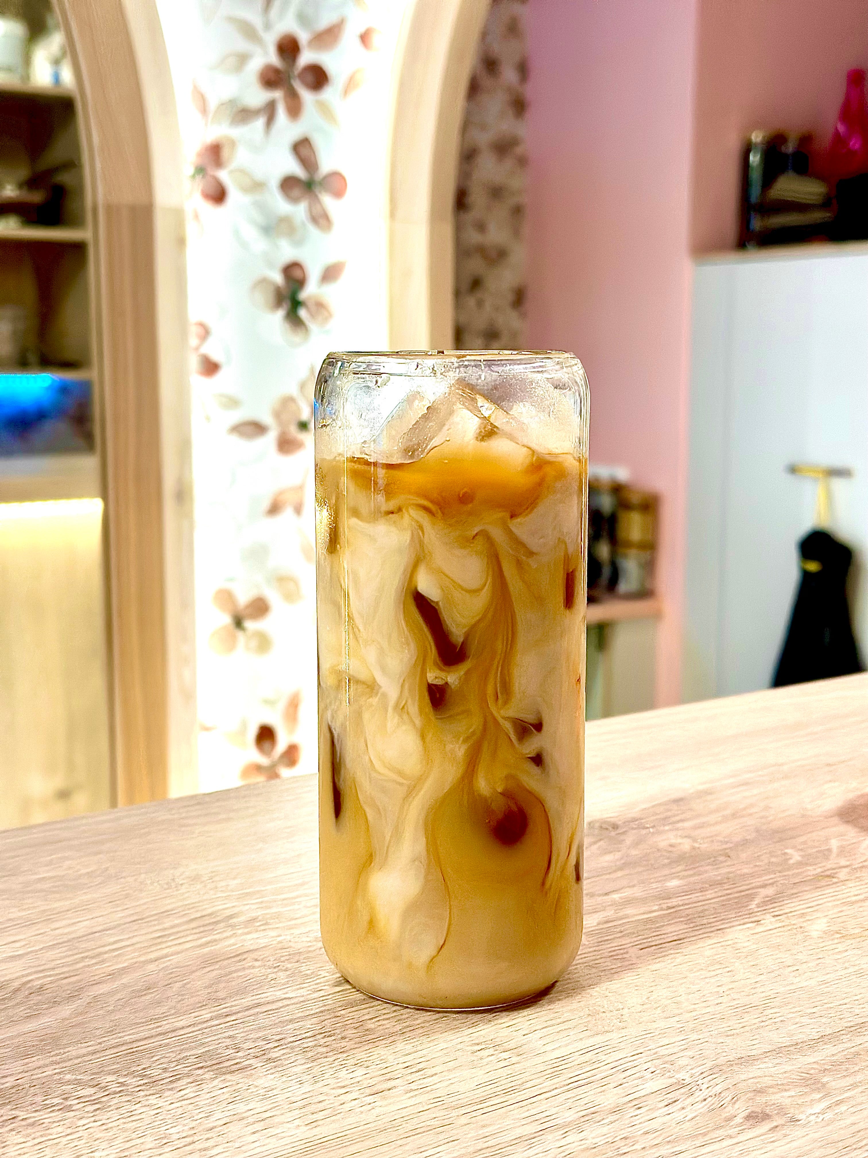 Café latté glacé