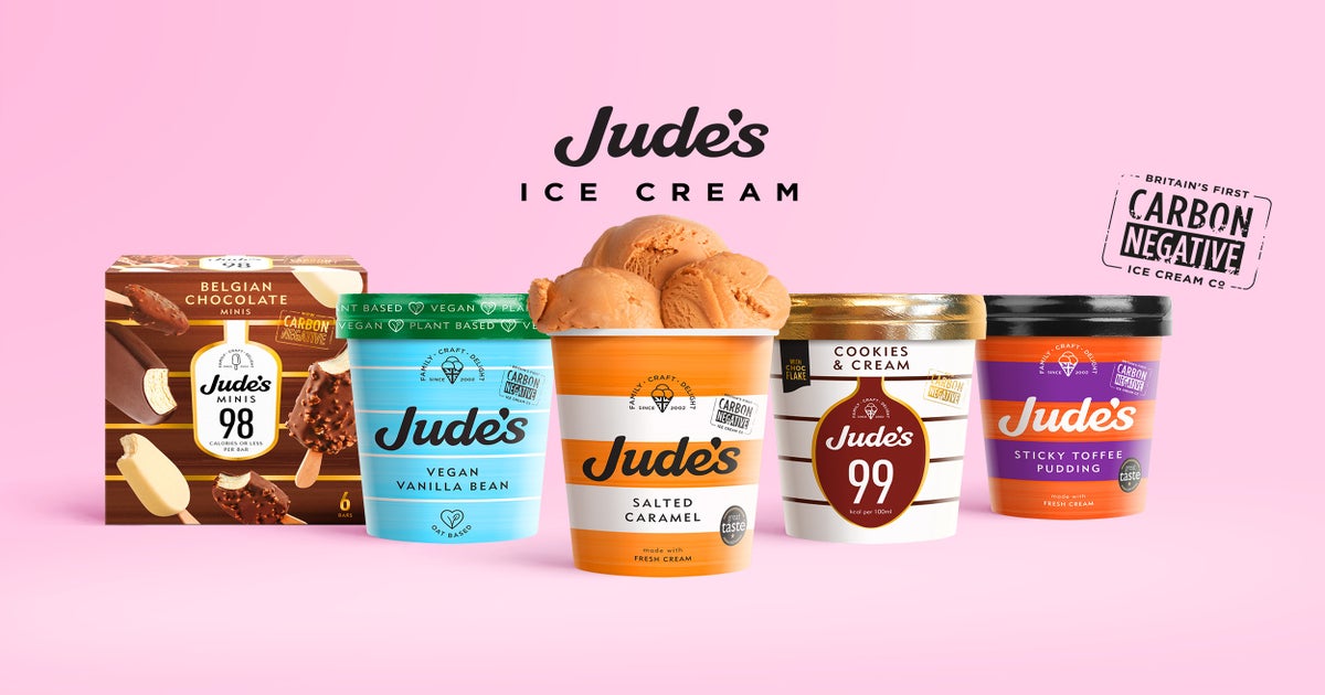 Jude's Ice Cream delivery from Reading Editions Order with Deliveroo