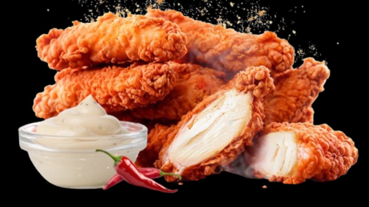 2 Pcs Spicy chicken strips