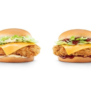 Menu Doublé Chicken Cheese (mayo ou bbq)