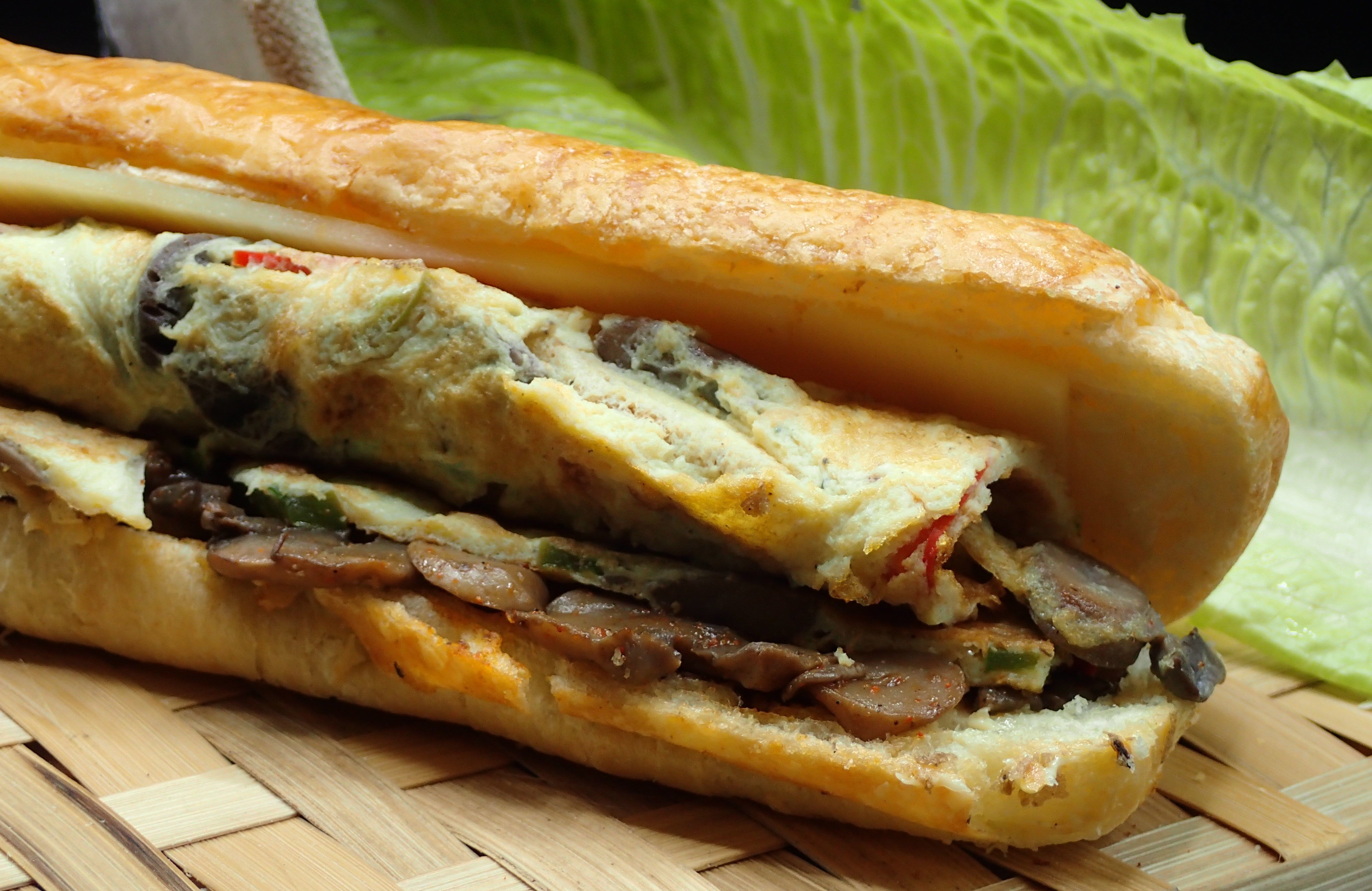 Omelette Spain Mushroom Cheese