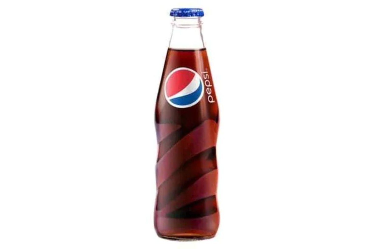 Pepsi Cola Soft Drink Glass Bottle, 250ml