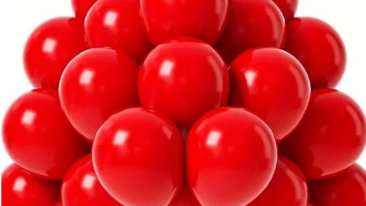 3 Pieces Red Helium Balloons