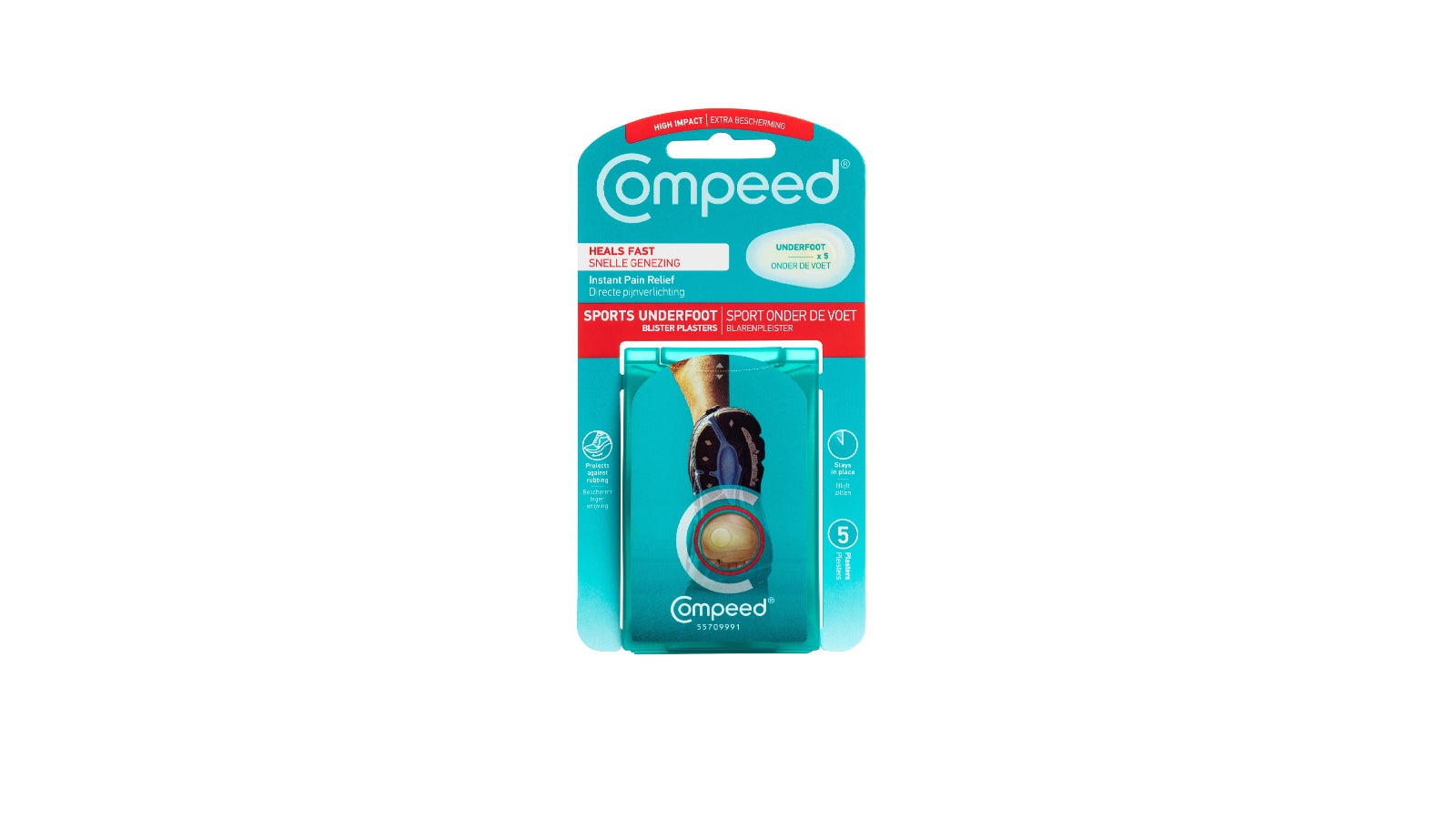 Compeed Sports Underfoot Blister Plaster 5's