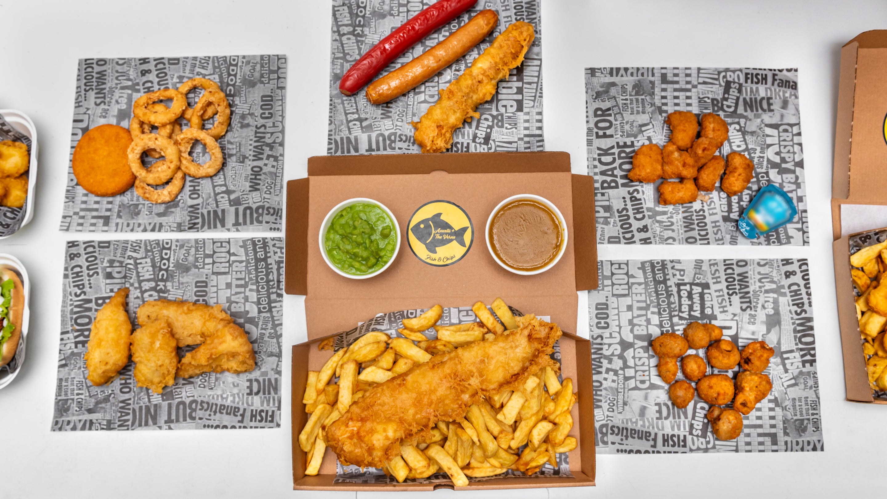 Ancells Fish and Chips Fleet delivery from Fleet Order with Deliveroo