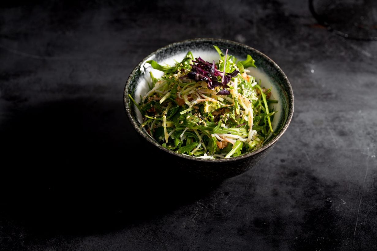 Salmon Rocket Salad
