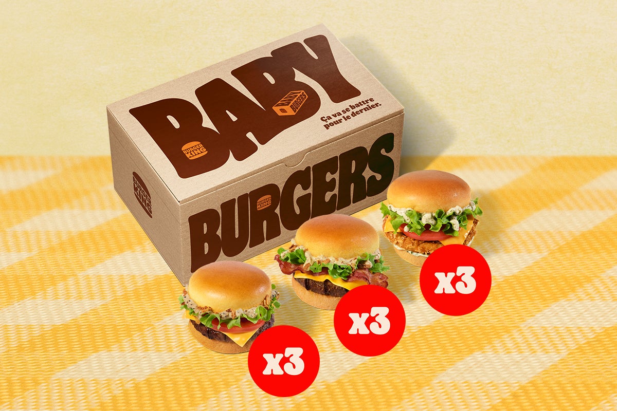 French Baby Burger x9