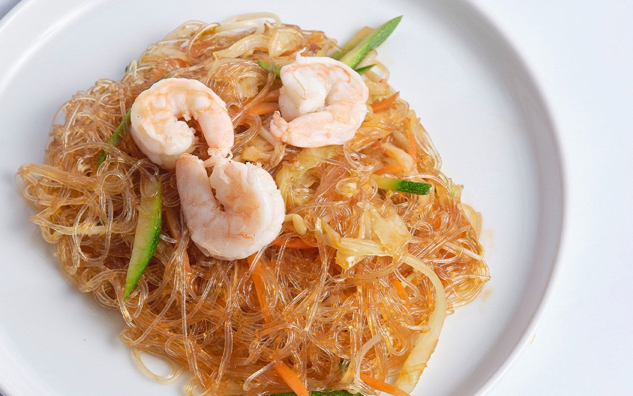 49. Spaghetti di soia saltata marinara