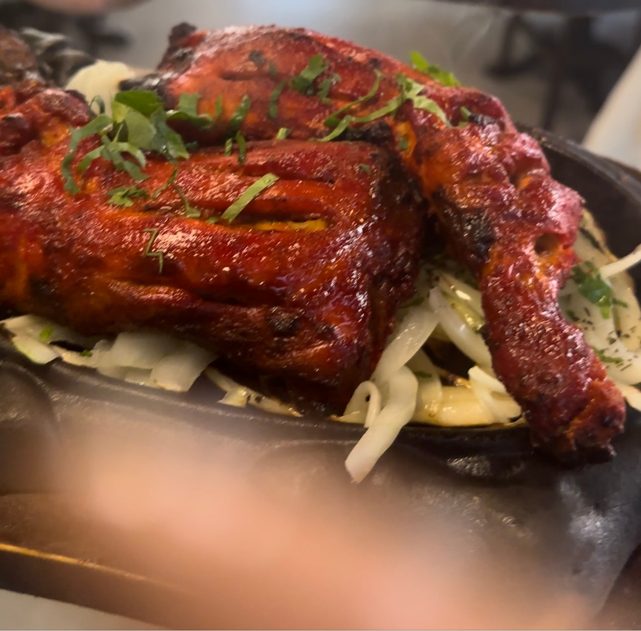 Assiette chicken tandoori