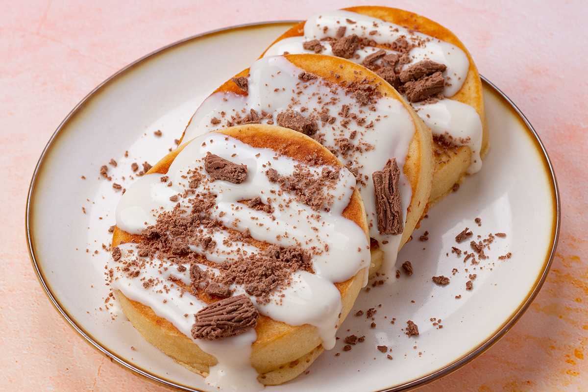Chocolate Flake Pancakes