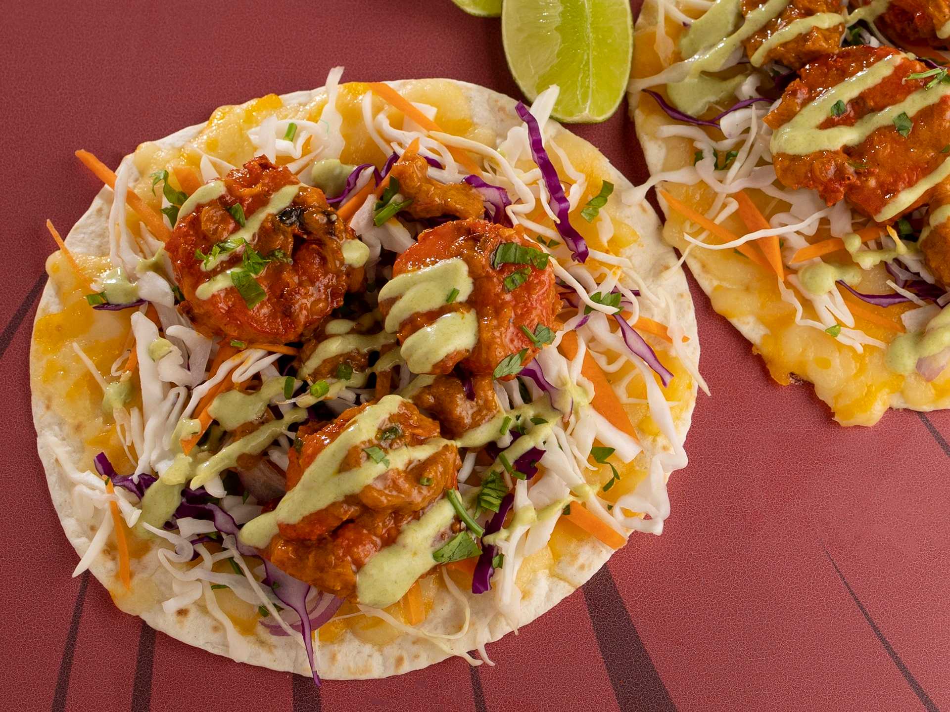 Shrimp Tikka Masala Tacos