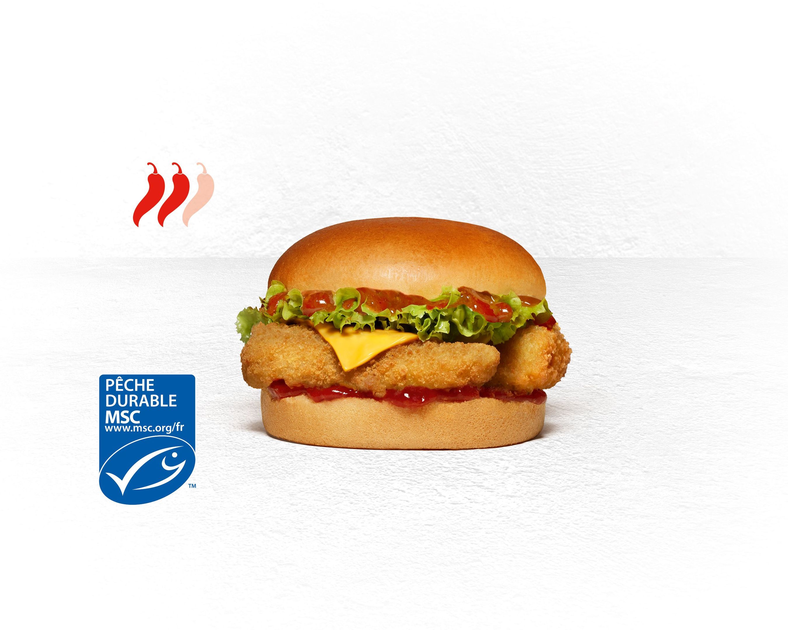 CRISPY BURGER FISH SPICY