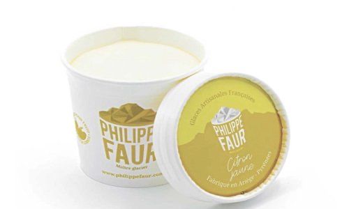 Glace Citron jaune Philippe Faur