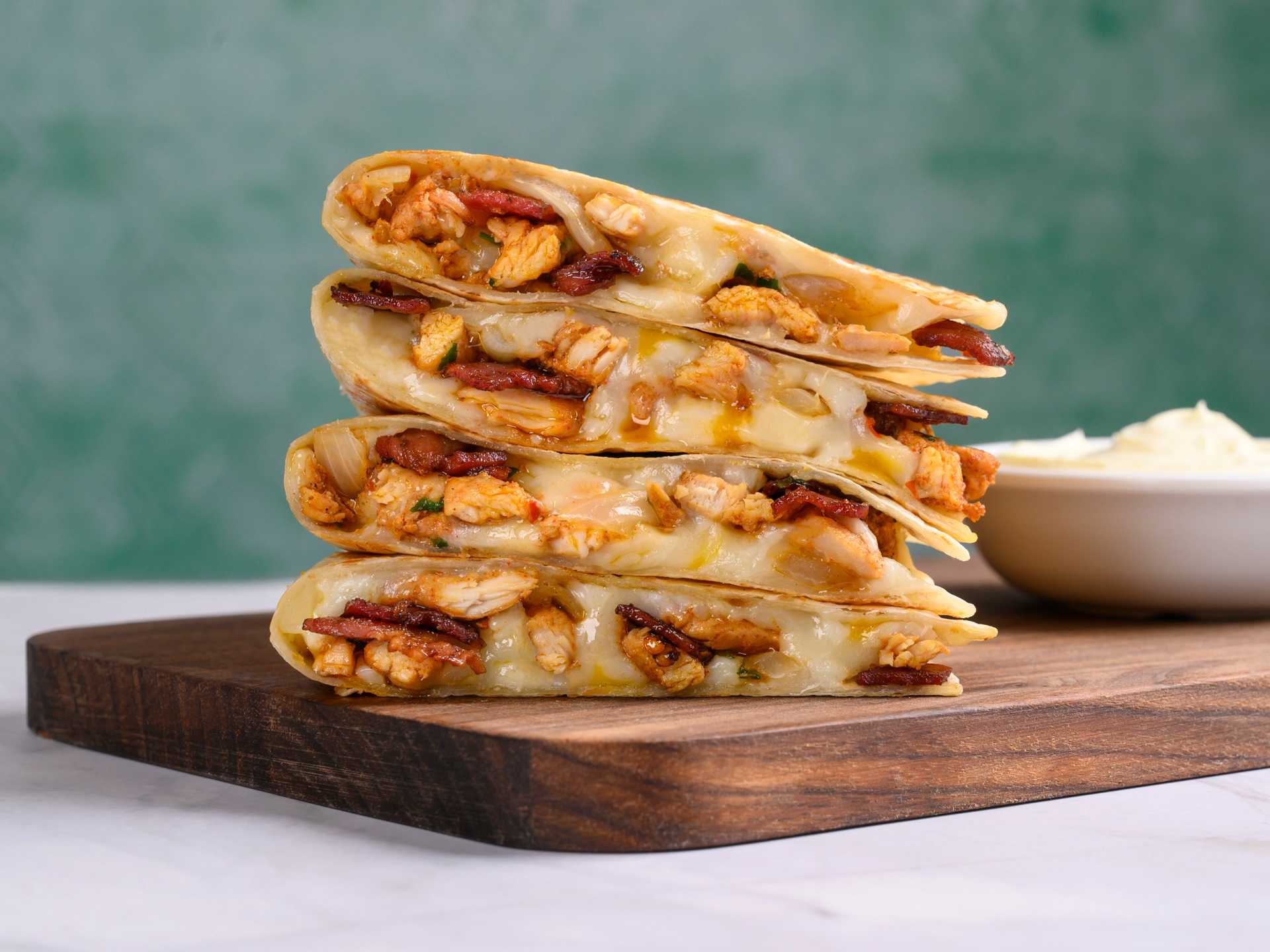 Chicken N Bacon Quesadilla
