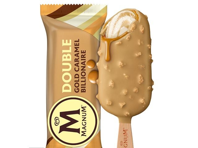 Magnum Double Gold Caramel Billionaire Ice Cream Stick 85ml