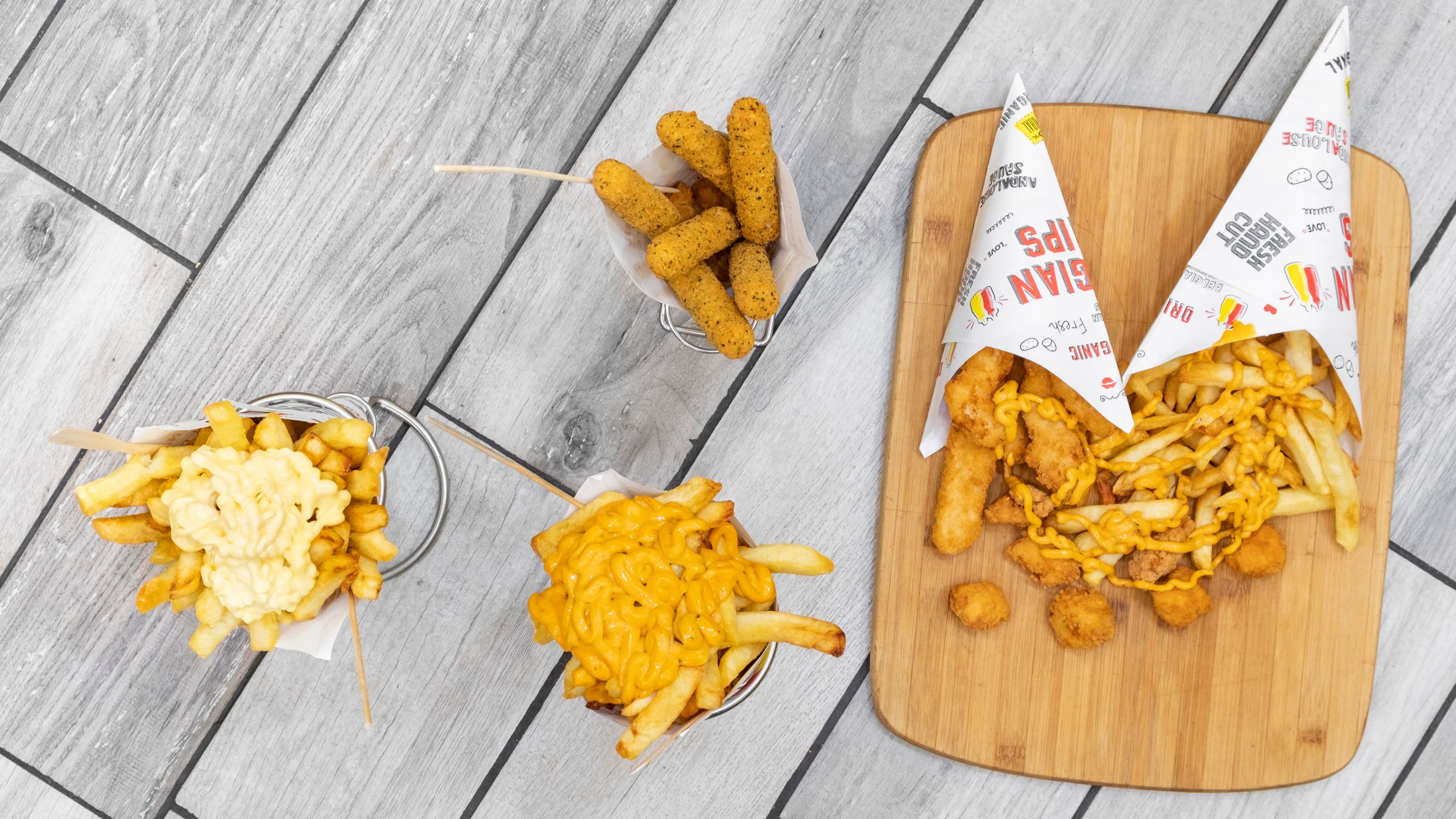 Belgian Chips delivery from Brighton Order with Deliveroo