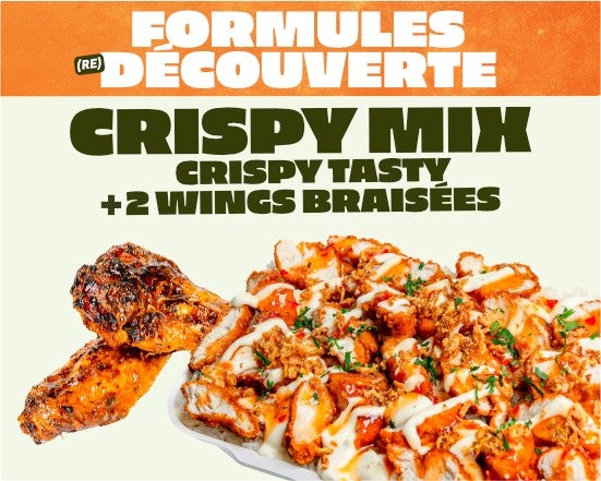 Menu Redécouverte Crispy Mix