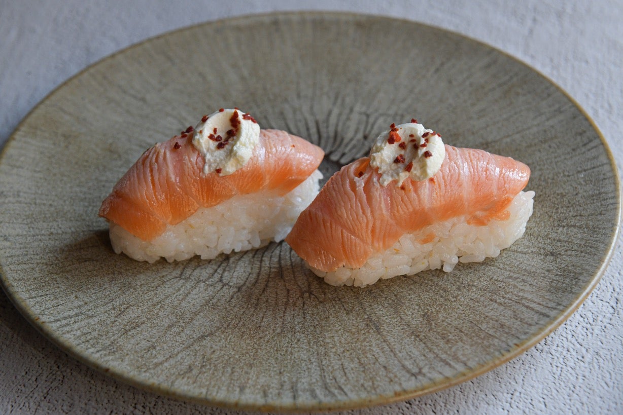Sushi Saumon flambé spicy