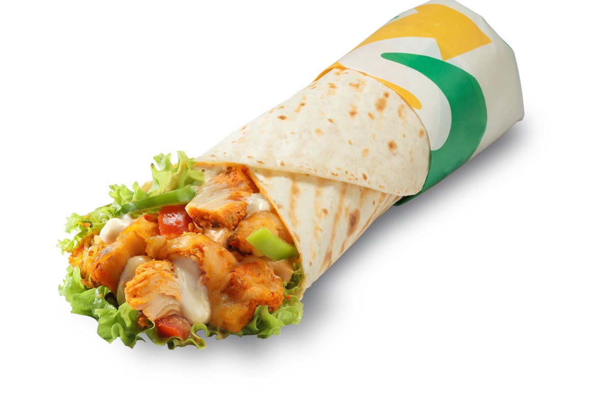 New Chicken Aachari Wrap