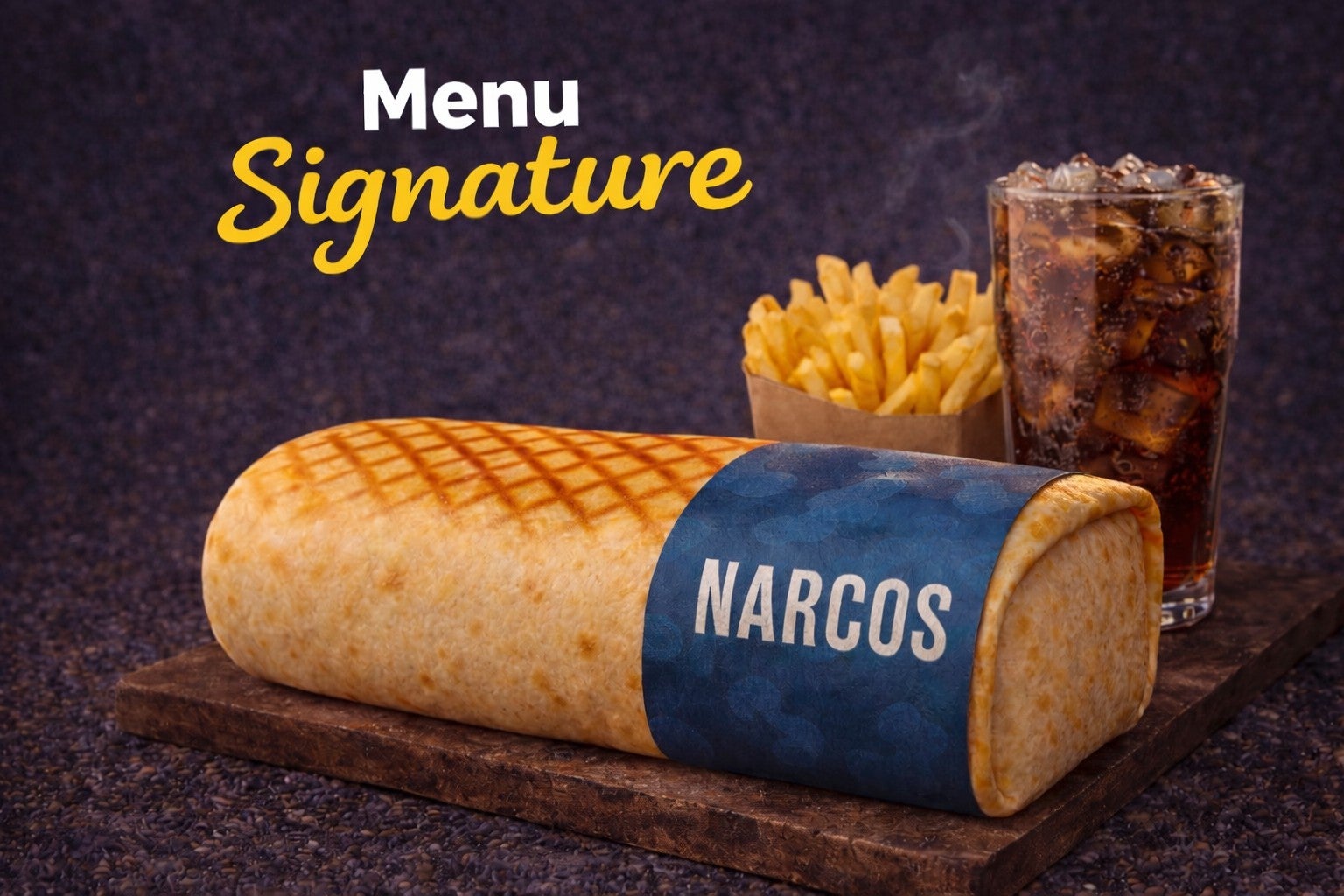 ✔️ Menu SIGNATURE 🌯 + 🍟 + 🥤