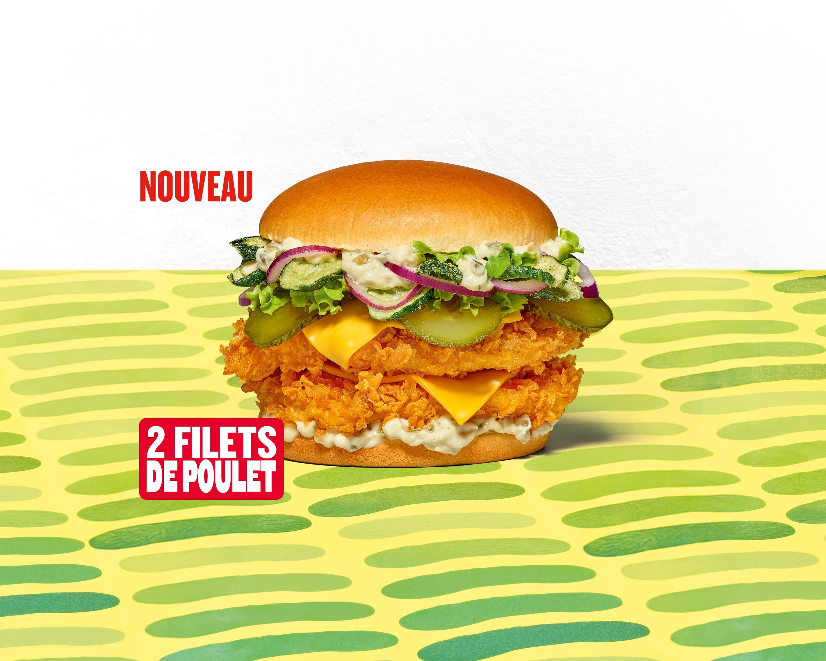 CORNICHON BURGER - DOUBLE FILET