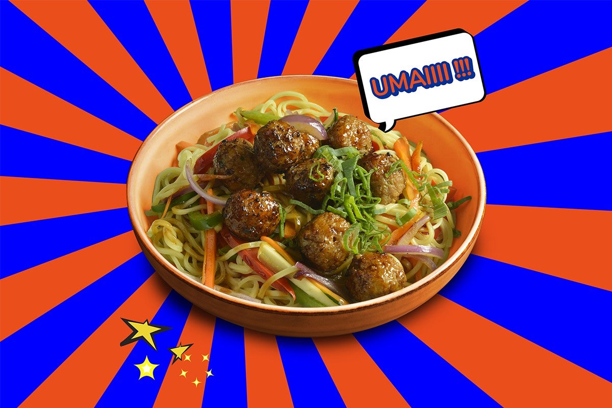 Japan noodles tsukune satay