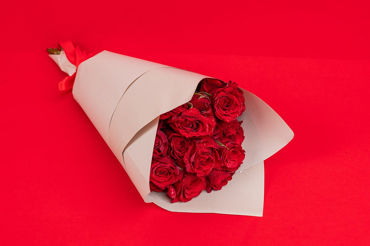 red flower boutique small