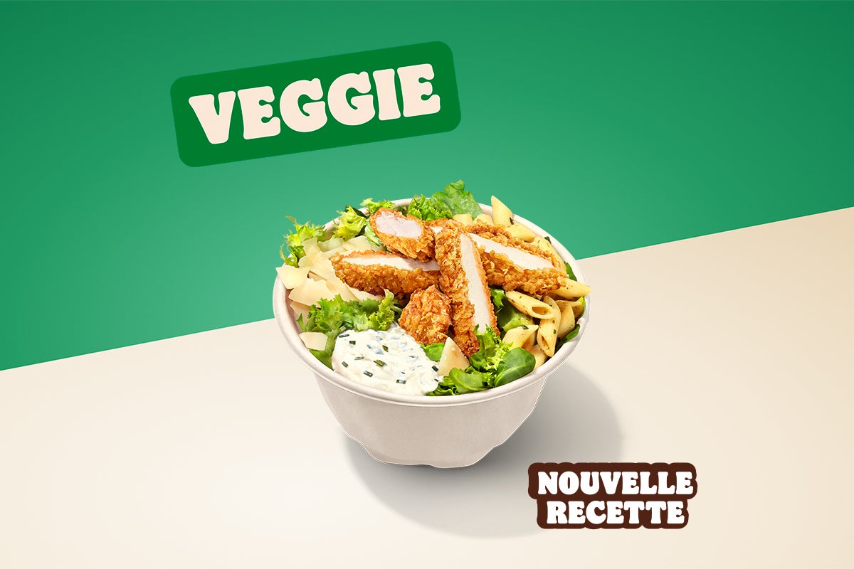 Veggie Caesar Chicken Bowl