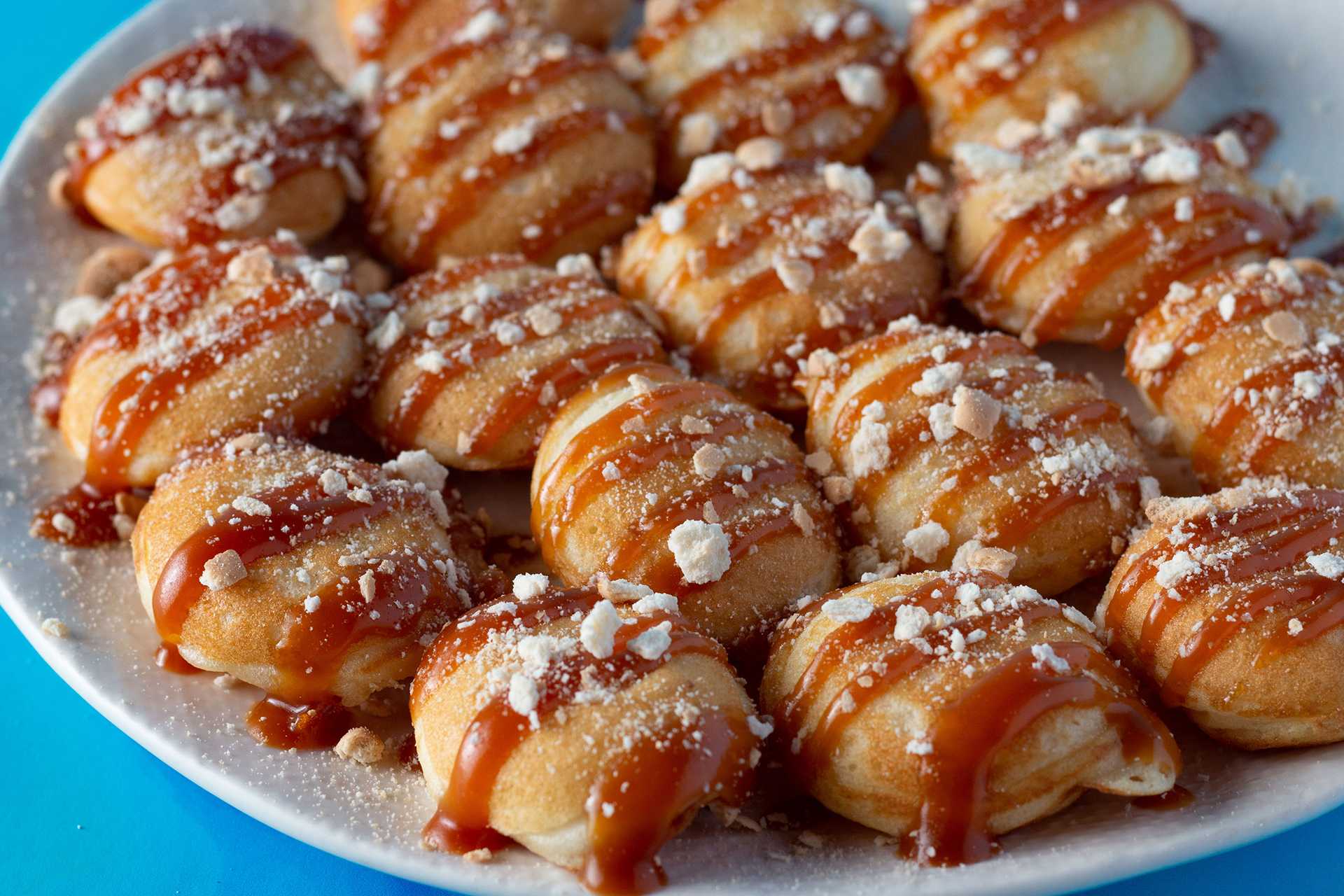 Mini Caramel Pancakes
