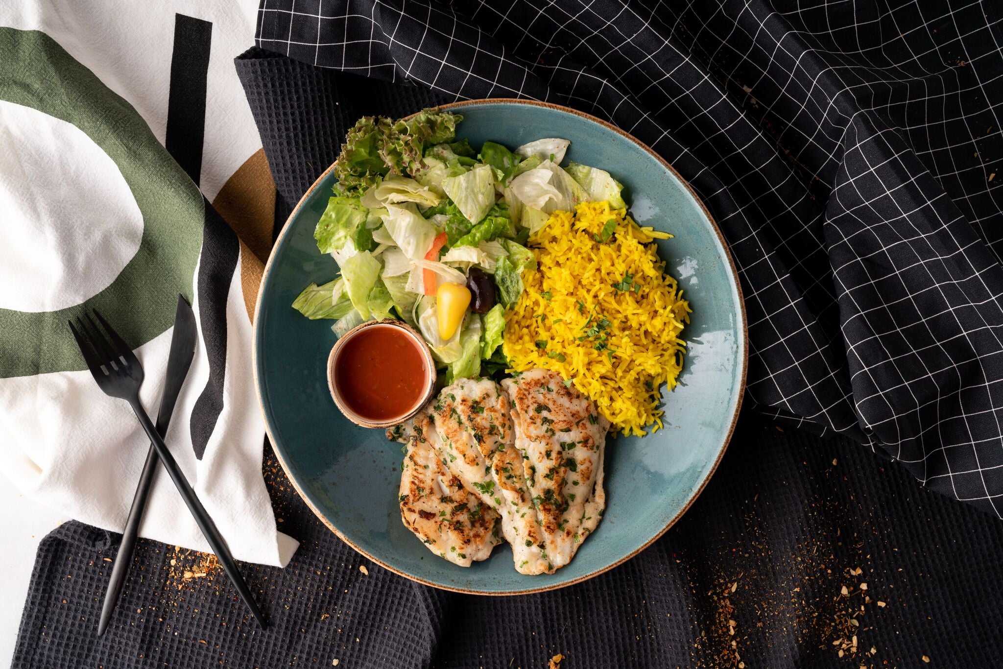 Health Studio Fish Platter