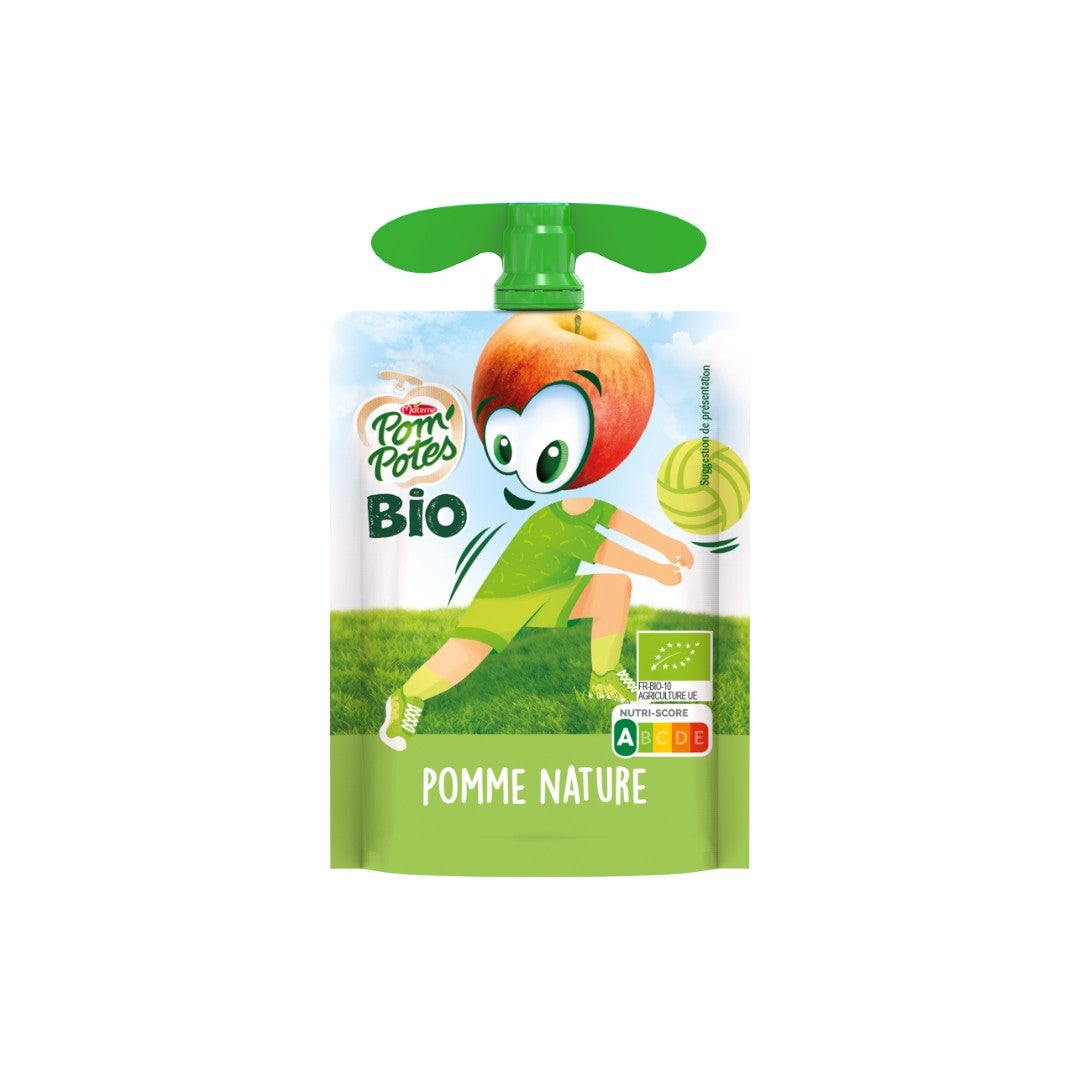 Pom’Potes Pomme Nature Bio sans sucres ajoutés 90 gr 