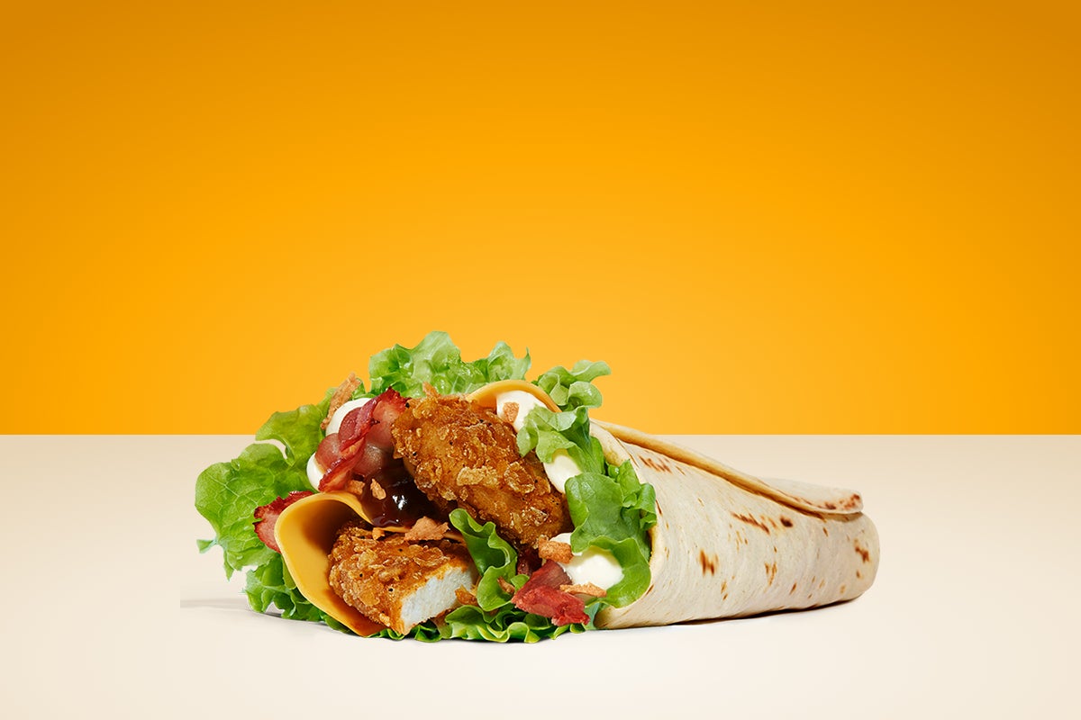 Wrap Chicken Cheese & Bacon